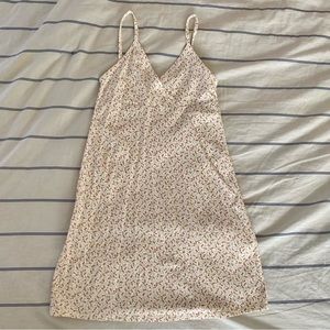 Amara wrap dress spaghetti strap floral pattern